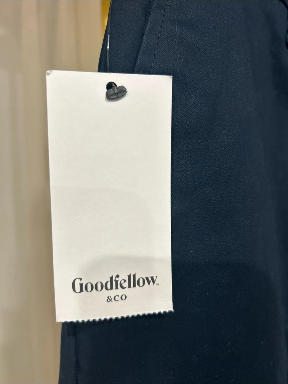NWT Goodfellow & Co Navy Stretch Dress Shorts Men’s Size 32 Flat Front 9”